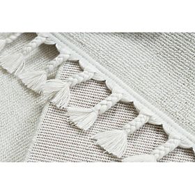 Koberec YOYO GD80 biele / šedo - Tiger pre deti, štrukturálny, senzoricky Strapce