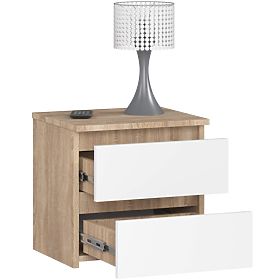 KOMODA CL2 2SZ CLP PK DUB SONOMA / BIELA