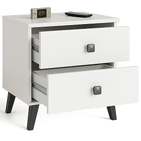 KOMODA MOBI K-02 BIELA ČIERNA