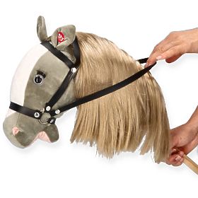 Koník na tyči Hobby Horse Siwek Premium