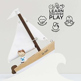 Le Toy Van Drevená plachetnica s kapitánom, Le Toy Van