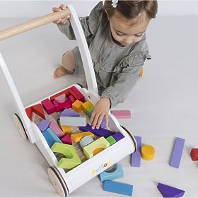 Le Toy Van Petilou Vozík s dúhovými kockami, Le Toy Van