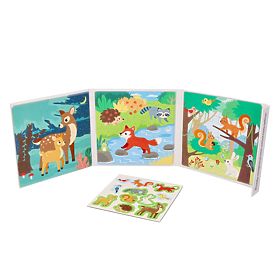 Magnetické puzzle Lesné zvieratá, AdamToys