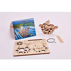 Mechanické puzzle jablko s červíkom, Wood Trick