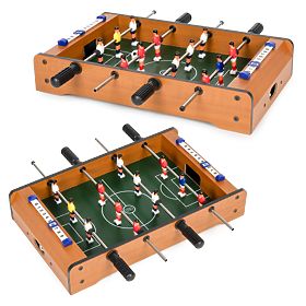 Mini stolný futbal pre deti dve loptičky vodiace tyče, MULTISTORE