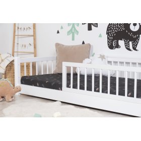 Detská nízka posteľ Montessori Ourbaby - biela