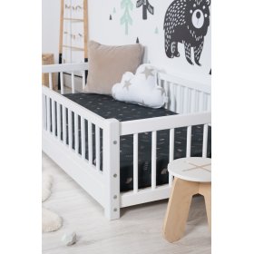 Detská nízka posteľ Montessori Ourbaby - biela