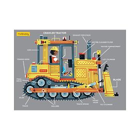 Mudpuppy Puzzle Buldozér 48 dielikov, Mudpuppy