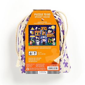 Mudpuppy Puzzle Strašidelný dom v látkovom vrecúšku 36 dielikov, Mudpuppy