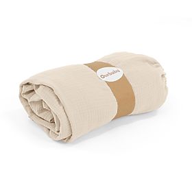 Mušelínová plachta Ourbaby 200x90 cm - ecru, Ourbaby®