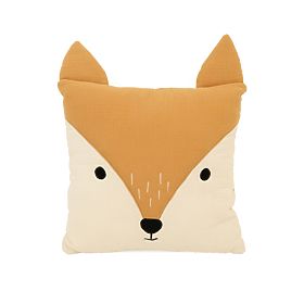 Mušelínový vankúšik Ourbaby 35x35 cm - Líška, Ourbaby®