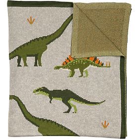 Nature Planet Deka z organickej bavlny Dinosaury