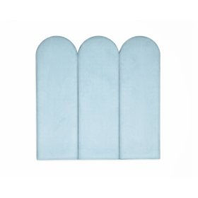 Čalúnený panel Oblúčik - baby blue