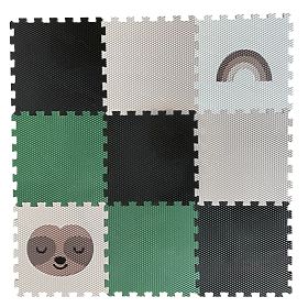 Penové puzzle 9 dielov - leňochod a dúha, VYLEN