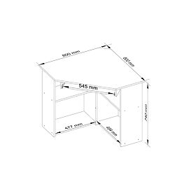 PÍSACÍ STÔL TED PK BIELY