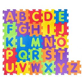Podlahová rohož Puzzle podlahová abeceda, Plastica