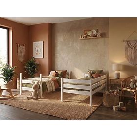 Posteľ Ourbaby Ludvík 2v1 200x90 - biela