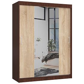 POSUVNÁ SKRIŇA 150cm CLP WENGE / SONOMA