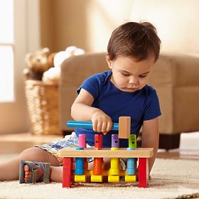 Prehadzovačka skákajúci panáčikovia - zatĺkacia hračka Melissa and Doug