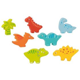 Puzzle a Figúrky, Skladačka Dino 2v1, Goki