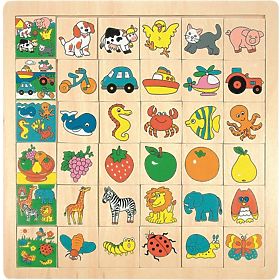 Puzzle prispôsob obrázok, Woodyland Woody