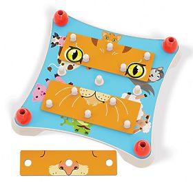 Quercetti Puzzle Zvieracie tváre, Quercetti