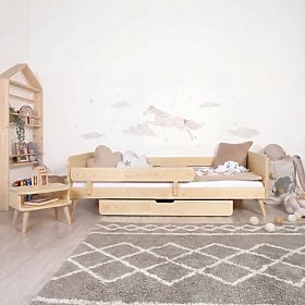 Rastúca posteľ Nell 2v1 - lakovaná