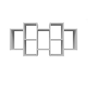 Regál BILBAO 7.0 BIELY