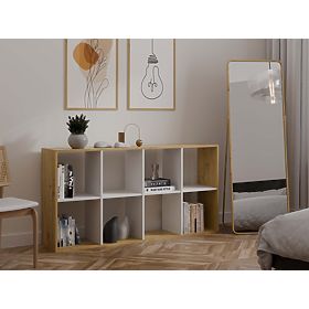 Regál Malax 2X4 DUB ARTISAN BIELA