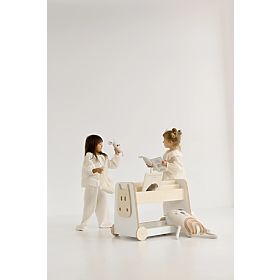 Regál na hračky s kolieskami, baby wood