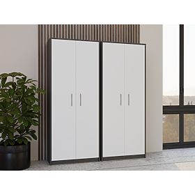 Regál Oliv 2D ANTRACIT BIELA