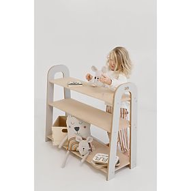 Regál SLIM L - biely