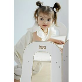 Regál SLIM M - biely