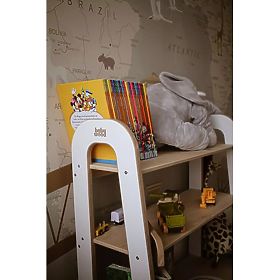 Regál SLIM S - biely