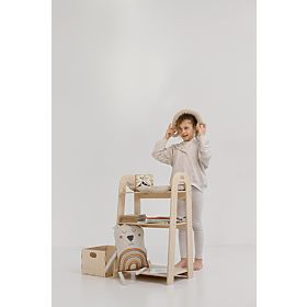 Regál SLIM S - prírodný