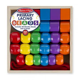 Sada veľkých korálikov na navliekanie, Melissa & Doug