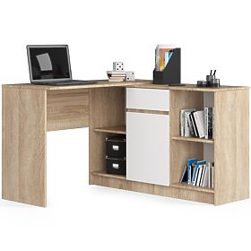 SESTAVA CLP B-17 KOMODA + PÍSACÍ STÔL PK SONOMA / BIELA