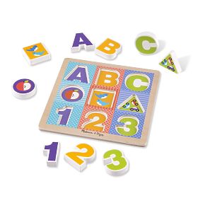 Skladačka ABC - prvé puzzle, Melissa & Doug