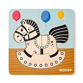 Skladačka - Hojdací koník, Woodyland Woody