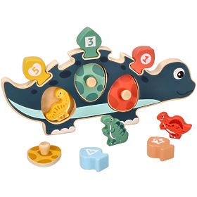 Skladačka maminka dinosaura s číslami, AdamToys