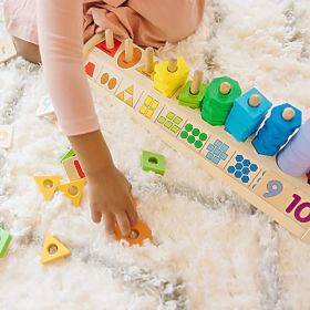 Skladačka na učenie počítania, tvarov a farieb, Melissa & Doug