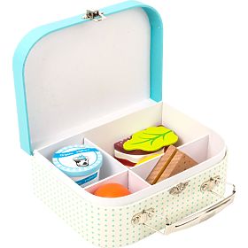 Small Foot Desiatový kufrík modrý, small foot