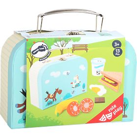 Small Foot Desiatový kufrík modrý, small foot