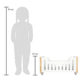 small foot Drevená kolíska pre bábiky Little Button, small foot