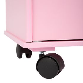 small foot Drevená skriňa pre bábiky ružová, small foot