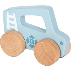 small foot Drevené auto na tlačenie Modré, small foot
