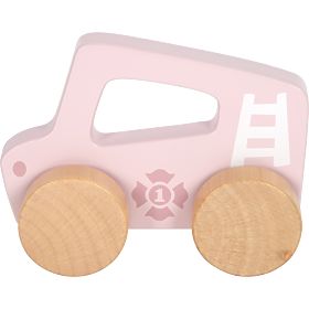 small foot Drevené auto na tlačenie Ružové, small foot