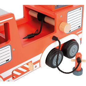 small foot Drevené hasičské auto