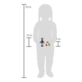 small foot Drevené postavičky rodina s invalidným vozíkom, small foot