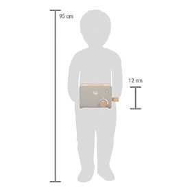 small foot Drevený hriankovač Tasty sivý, small foot